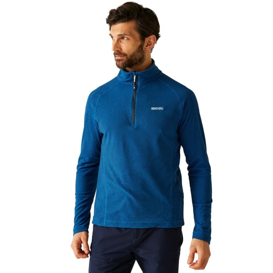Regatta Great Outdoors - Heren Montes Fleece Sweater met Trechter Nek (Snorkelblauw/Navy) - Image 4
