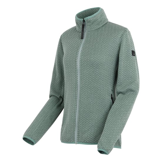 Regatta Dames/Dames Elzie Full Zip Fleecejack (Groene Haze/Vurengroen) - Image 3