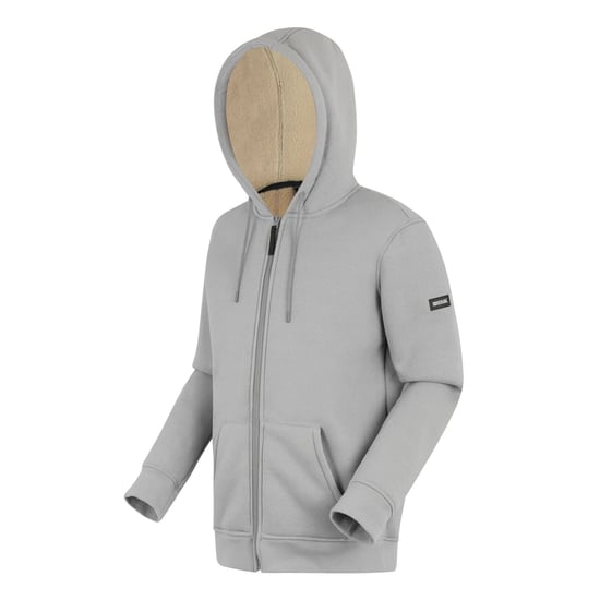 Regatta Heren Naddle Fleece Full Zip Hoodie (Grijze Mergel) - Image 3