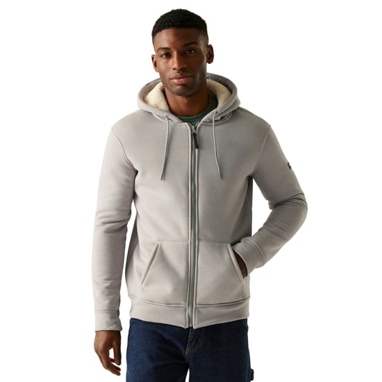 Regatta Heren Naddle Fleece Full Zip Hoodie (Grijze Mergel) - Image 4