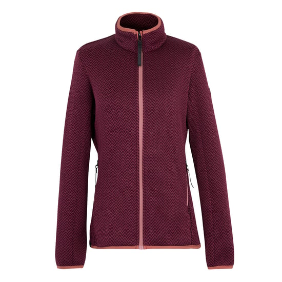 Regatta Dames/Dames Elzie Full Zip Fleecejack (Donker piment/Bourgondië) - Image 1