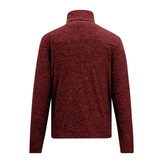 Regatta Heren Thompson Marl Half Zip Fleecejack (Donker kastanjebruin) - Image 2