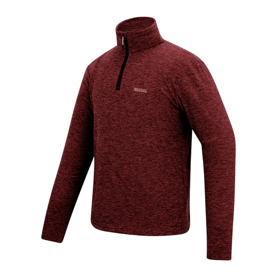 Regatta Heren Thompson Marl Half Zip Fleecejack (Donker kastanjebruin) - Image 3
