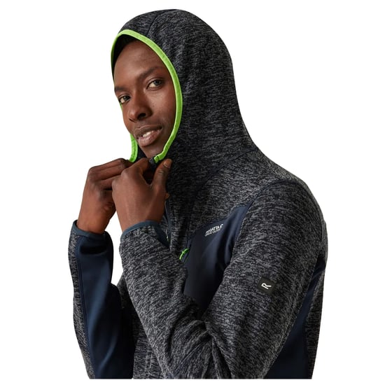 Regatta Heren Alven Full Zip Fleecejack (Marine Marl/Navy) - Image 3