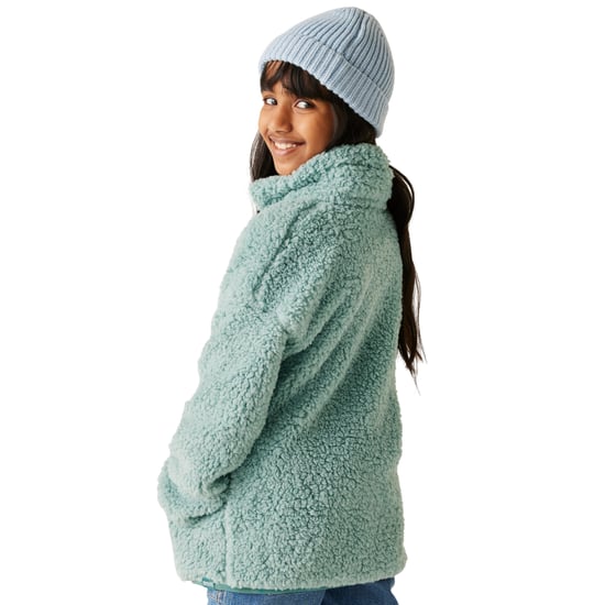 Regatta Kinder/Kids Kaliza Half Rits Fleece Top (Groene waas) - Image 4