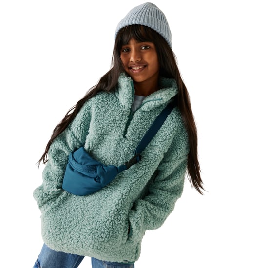 Regatta Kinder/Kids Kaliza Half Rits Fleece Top (Groene waas) - Image 5