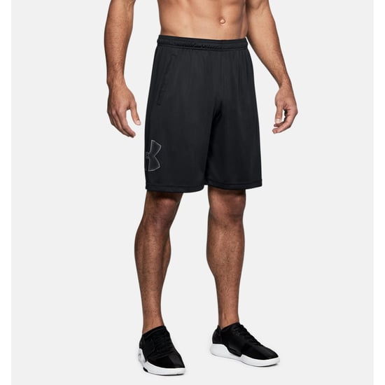 Under Armour Heren-Tech Shorts (Zwart/Licht Grafiet) - Image 5