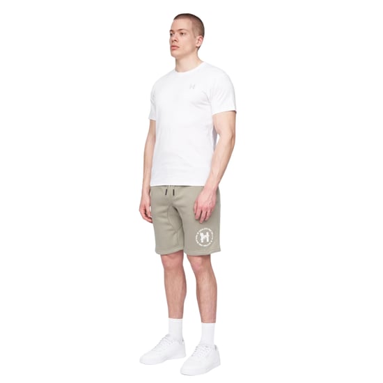 Henleys Heren Metafone Sweat Shorts (Stoffige Olijf) - Image 3
