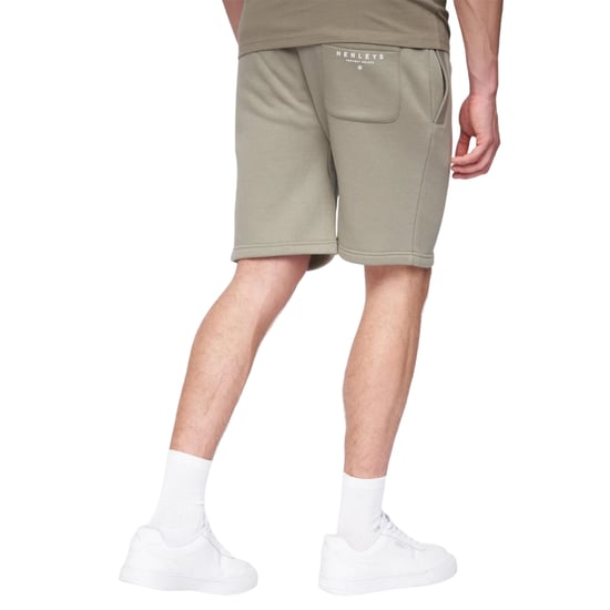 Henleys Heren Aitchen Sweat Shorts (Stoffige Olijf) - Image 2