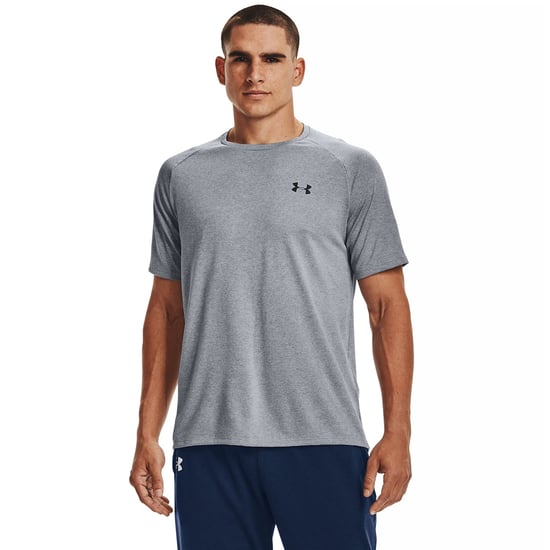 Under Armour Heren-Tech T-Shirt (Licht staal Heather/Zwart) - Image 4