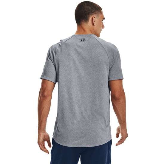 Under Armour Heren-Tech T-Shirt (Licht staal Heather/Zwart) - Image 5