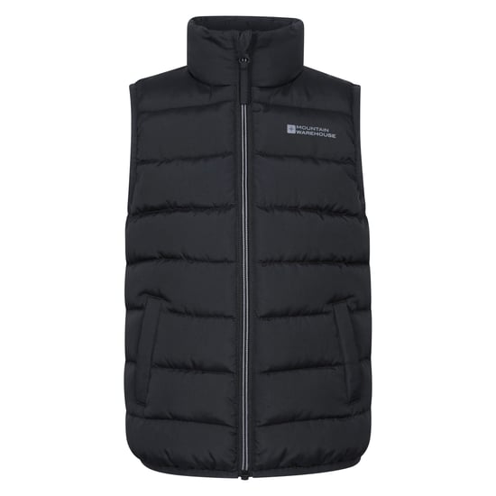 Mountain Warehouse Kinder/Kinder Rocko Gewatteerd Gilet (Zwart) - Image 1