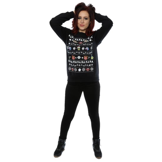 Disney Dames/Dames The Muppets Kerstkoppen Sweatshirt (Zwart) - Image 4