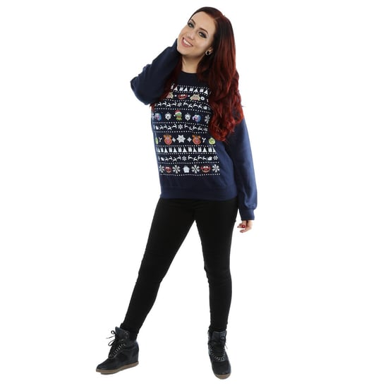 Disney Dames/Dames The Muppets Kerstkoppen Sweatshirt (Deep Navy) - Image 4