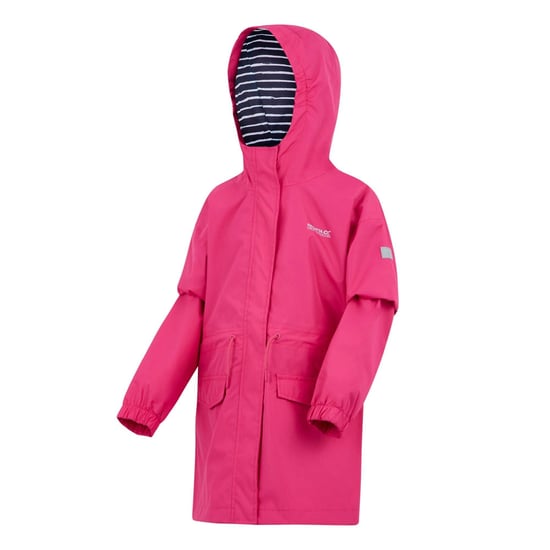 Regatta Waterdicht kinderjack Ballina Stripe (Pop/Navy/Wit) - Image 3