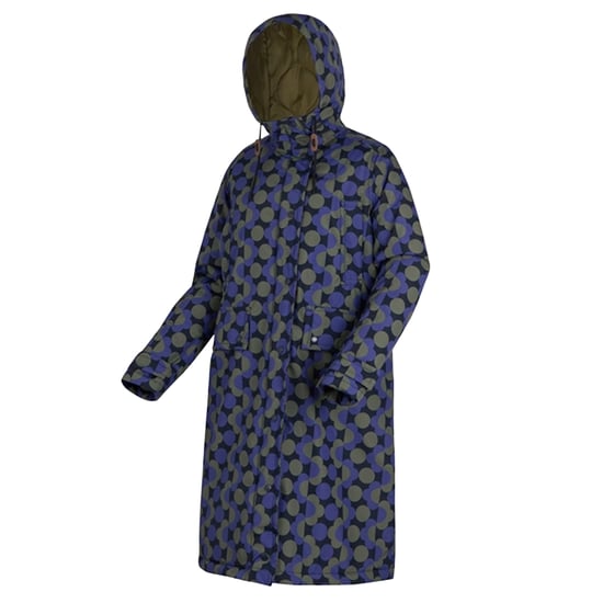 Regatta Waterdichte dames/dames Orla Kiely Floral lange jas (Blauw/Donkere Olijf) - Image 3