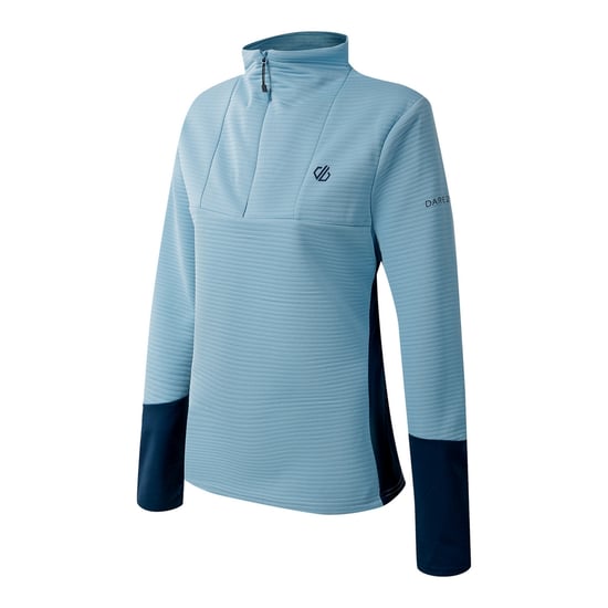 Dare 2B Dames/Dames Core Stretch Quarter Zip Midlayer (Gletsjermeer/Navy) - Image 3
