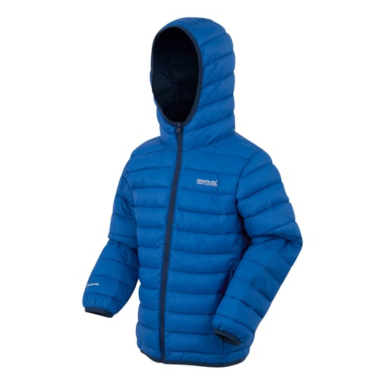 Regatta Marizion gewatteerde jas met capuchon voor kinderen/Kinderen (Snorkelblauw/Moonlight Denim) - Image 3