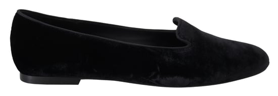 Fluwelen Ballerina Schoenen Zwart - Image 1