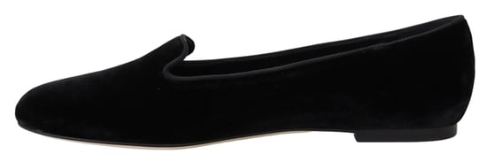 Fluwelen Ballerina Schoenen Zwart - Image 2
