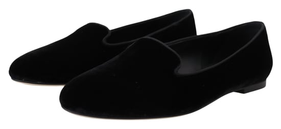 Fluwelen Ballerina Schoenen Zwart - Image 6