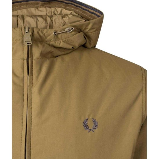 Fred Perry Gewatteerde uniseks Brentham jas voor volwassenen (Bruine steen) - Image 3