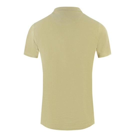 Aquascutum Heren Polo met Gekarteld Logo (Geel) - Image 2