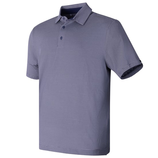 Under Armour Heren Playoff 3.0 Micro-Stripe Poloshirt (Midnight Navy/Downpour Grijs/Zwart) - Image 1