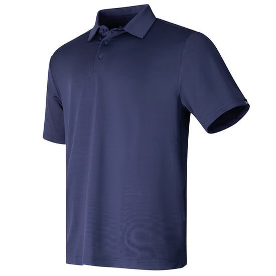 Under Armour Heren Playoff 3.0 Micro-Stripe Poloshirt (Middernacht Navy/Wit/Nachtelijk Navy) - Image 1