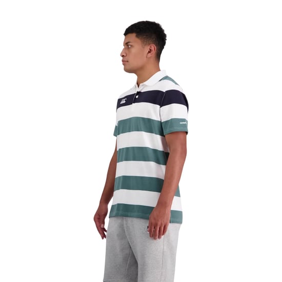 Canterbury Heren Stripe Polo Shirt (Helder wit) - Image 3