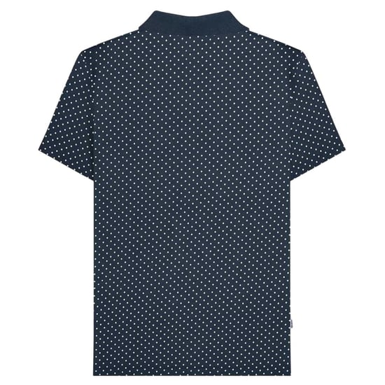 Lambretta Heren Polka Dot Big & Tall Polo Shirt (Marineblauw) - Image 2