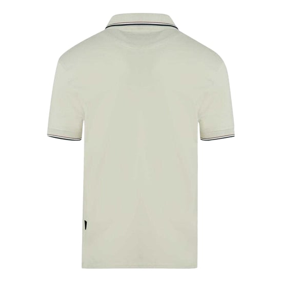 Aquascutum Heren Logo Poloshirt (Beige) - Image 2