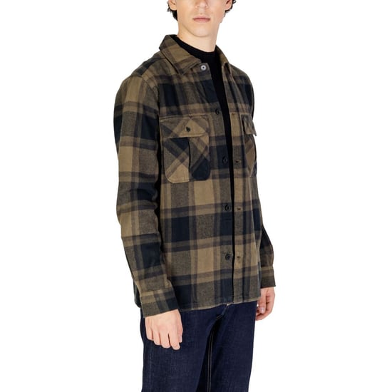 Flanellen Shirt Olijfzwart - Image 4