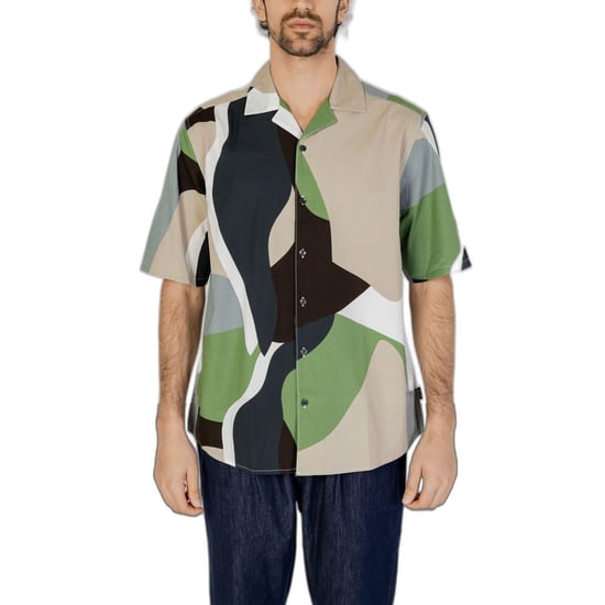 Abstracte Print Korte Mouwen Shirt - Image 1