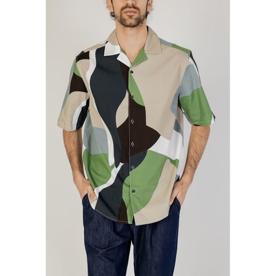 Abstracte Print Korte Mouwen Shirt - Image 4