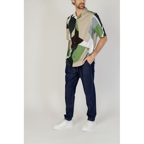 Abstracte Print Korte Mouwen Shirt - Image 5