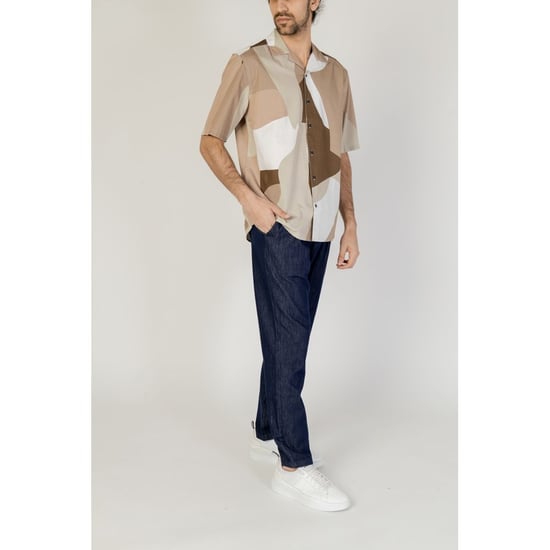 Abstracte Print Shirt Korte Mouwen - Image 5