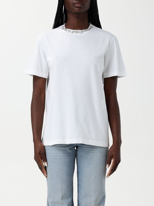 Kristallen Halslijn T-shirt - Image 1