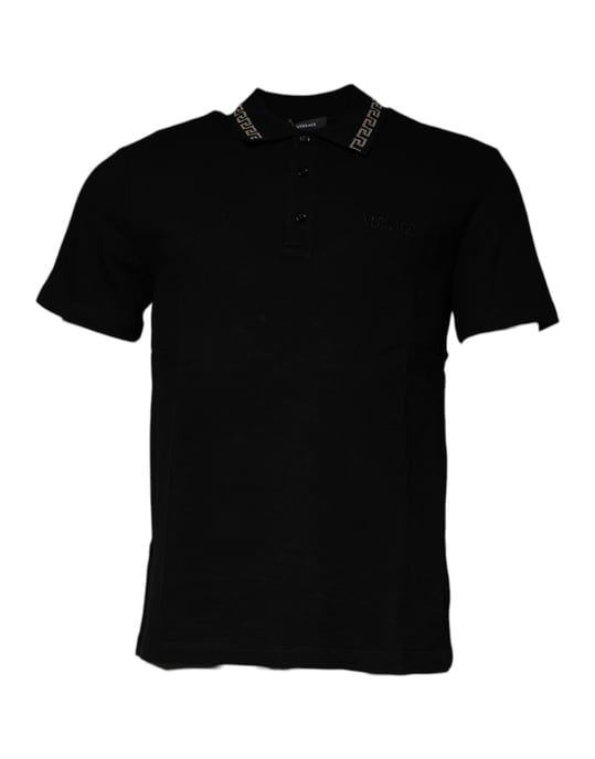 Zwarte Greca Poloshirt - Image 2