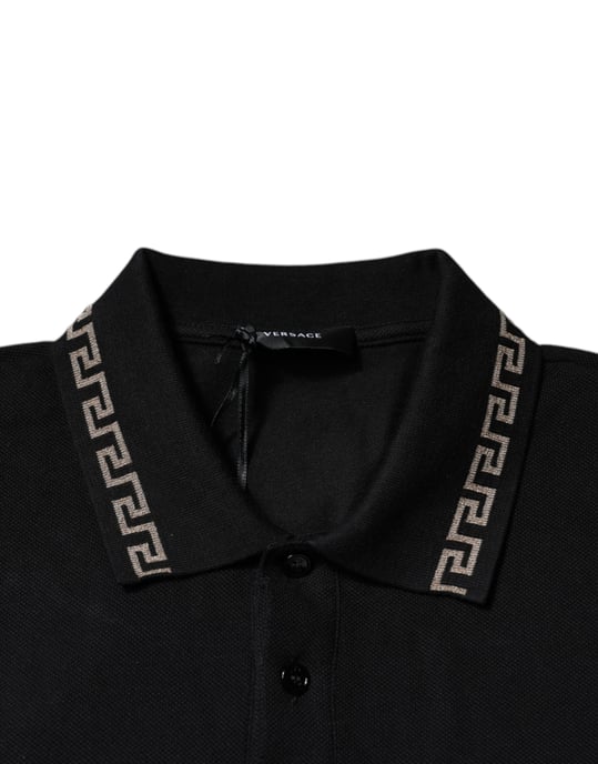 Zwarte Greca Poloshirt - Image 6