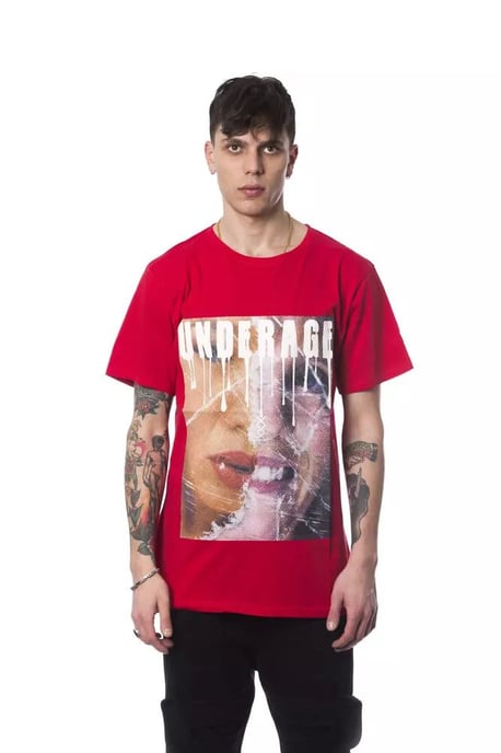 Ongeveer Onderwijs Graphic T-shirt Rood - Image 1