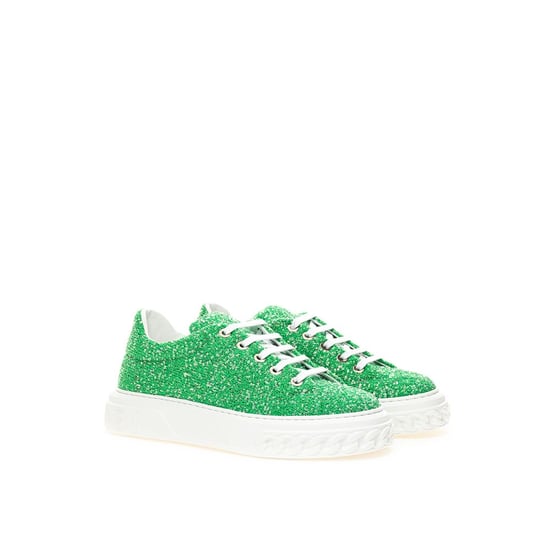 Casadei Kick Sneaker Groen Glitter - Image 2