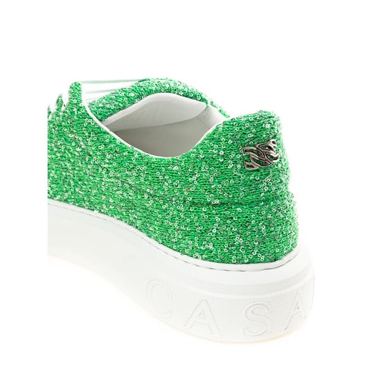 Casadei Kick Sneaker Groen Glitter - Image 5