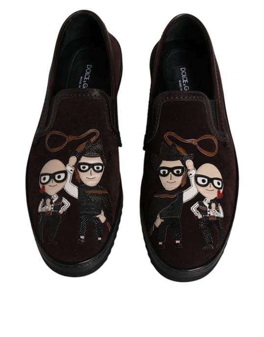 Portofino Slipon Sneakers Bruin Suède - Image 3