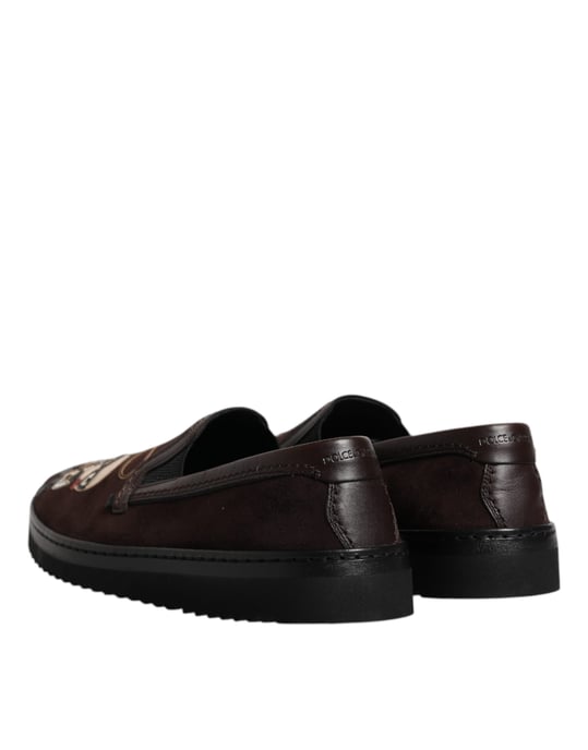Portofino Slipon Sneakers Bruin Suède - Image 5