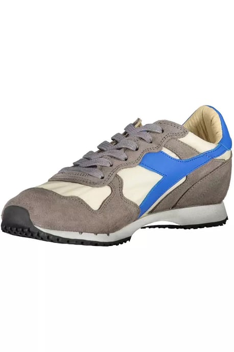 N9000 Suède Sneakers Grijs-Witblauw - Image 3