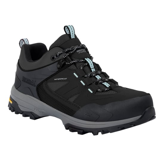 Regatta Dames/Dames Regen Laag Loopschoenen (Zwart/Aqua) - Image 3