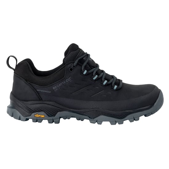 Regatta Dames/Dames Blake Laag Loopschoenen (Zwart/Groen Haze) - Image 1