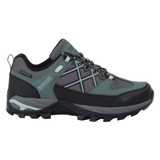 Regatta Dames/Dames Samaris III Laag Loopschoenen (Gewone groen/graniet) - Image 1