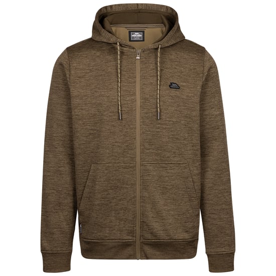 Trespass Heren Fewston Full Zip Hoodie (Moeras-Marl) - Image 1